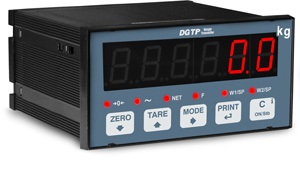 Indikátor DGTPAN, 4-20mA/0-10V analogový výstup, RS232, RS485