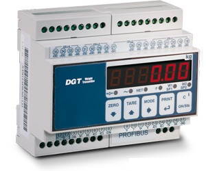 Indikátor DGT4AN, 4-20mA/0-10V analogový výstup, RS232, RS485